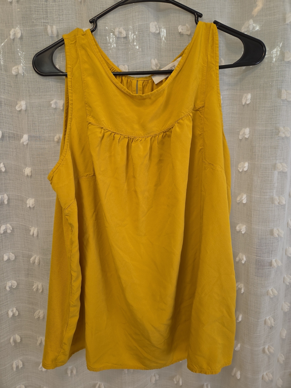 LOFT Sleeveless Top Mustard XL